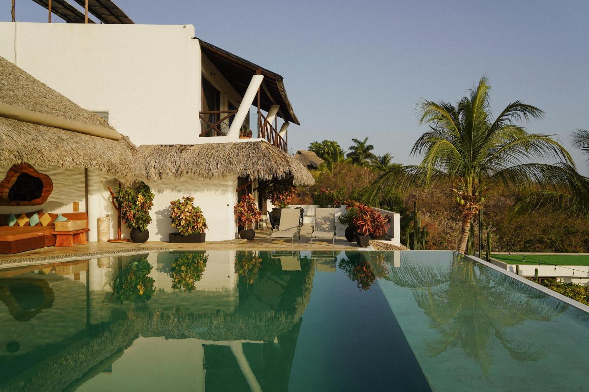 Casa Nova, Infinity Pool, Ocean View, Private Beach Acces, Starlink Puerto Escondido Kültér fotó